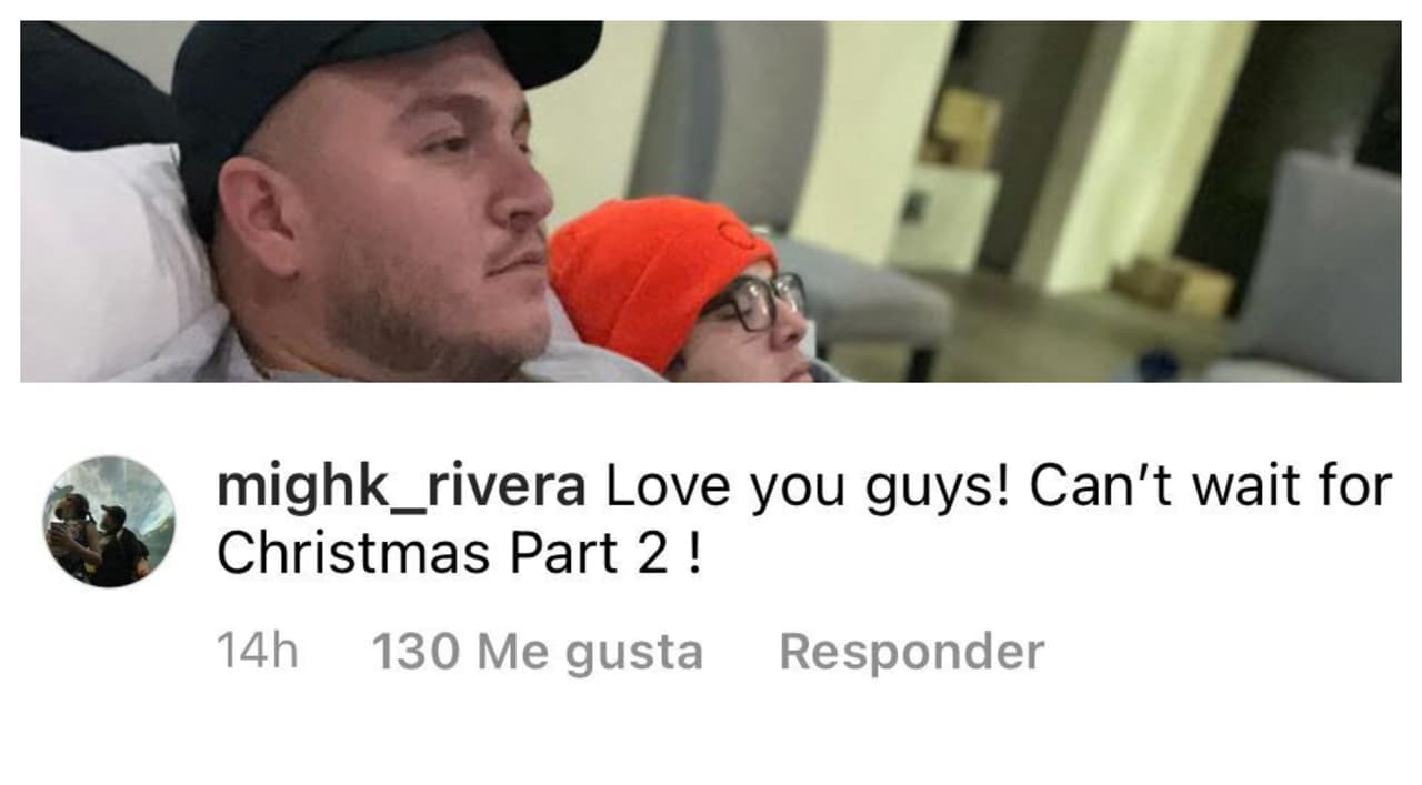 A la distancia, Michael Rivera les externó el amor que les tiene.