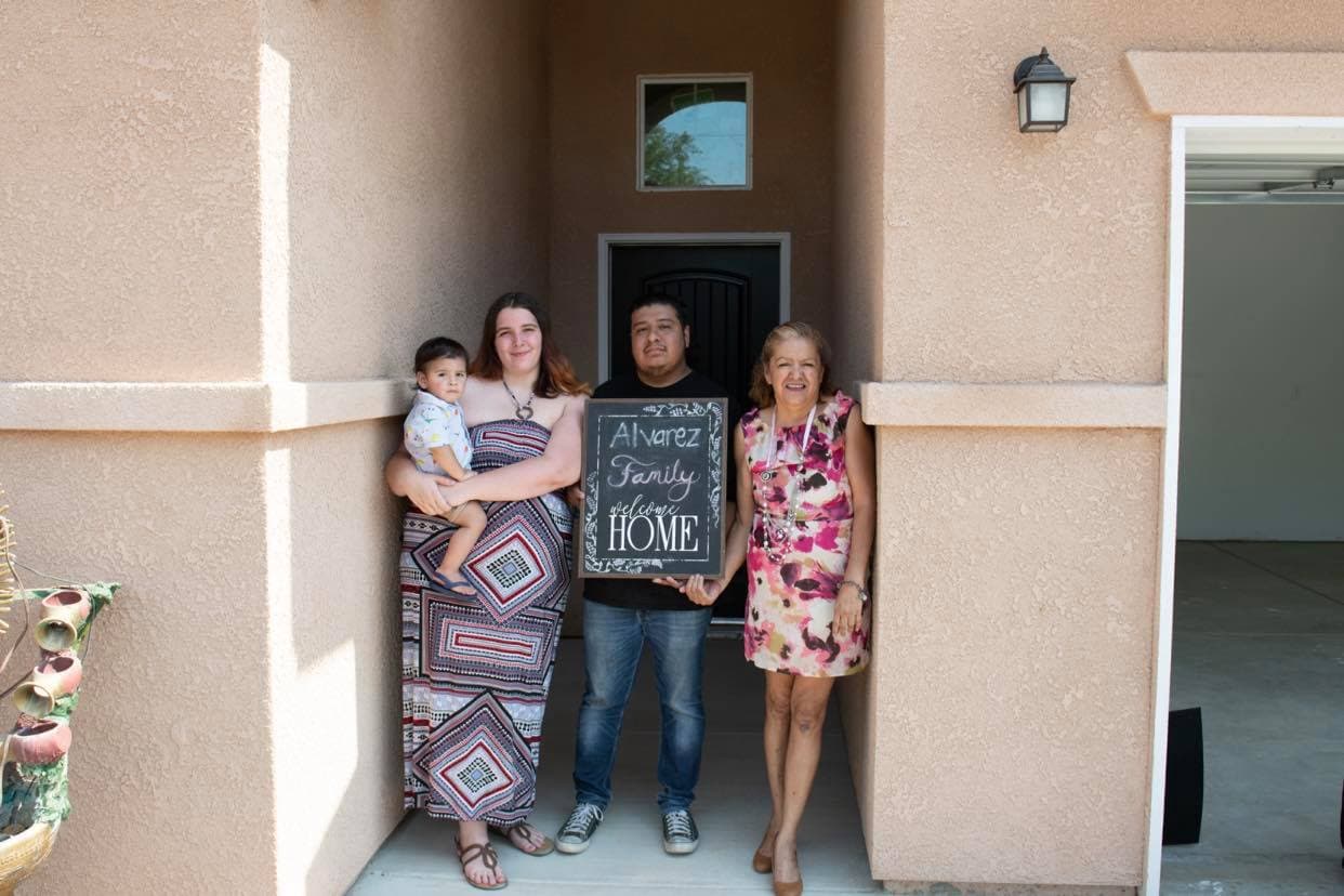 La vivienda del hogar de los Alvarez es la segunda que construye la organización en
<b> Madera</b>, ubicada en las calles Washington y Malone.