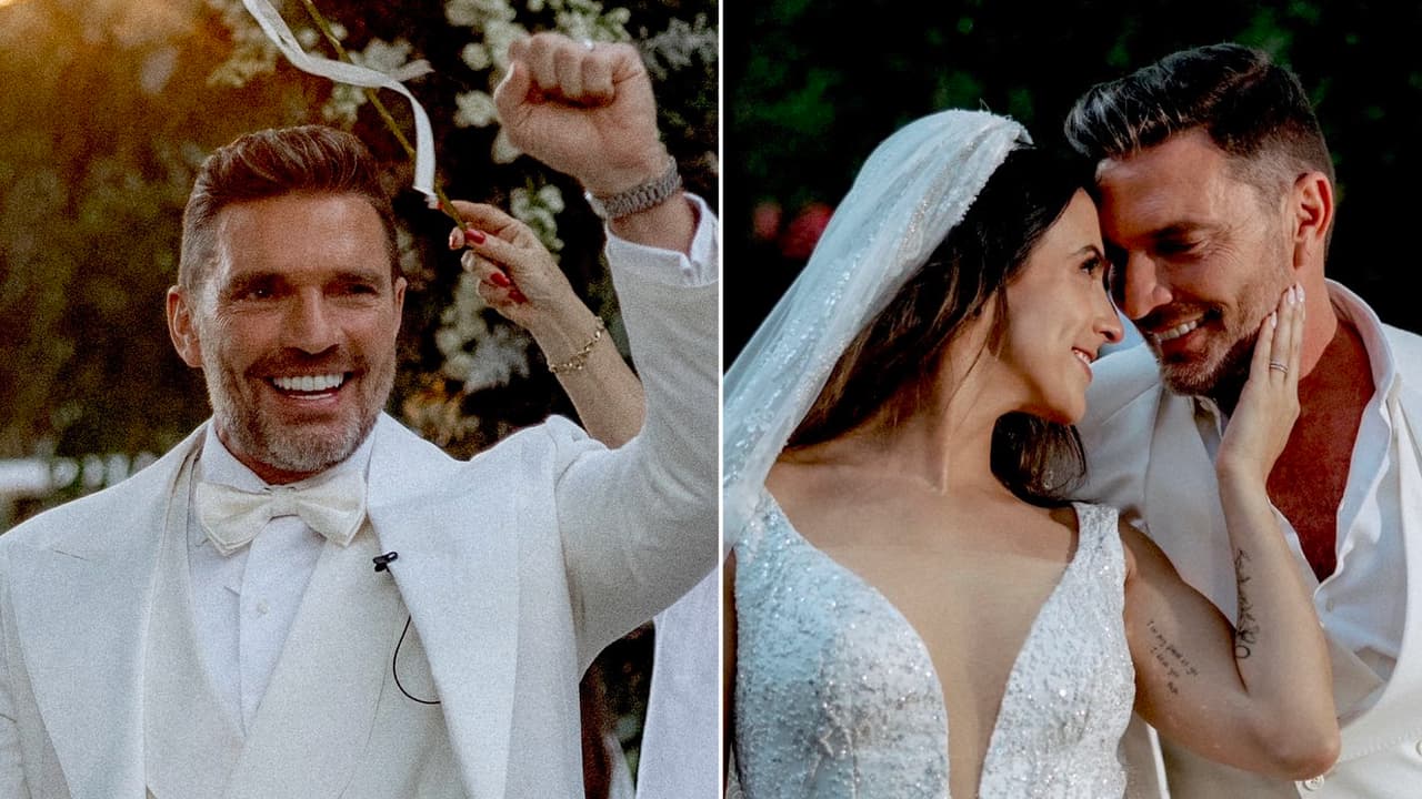 Julián Gil se casa con Valeria Marín en Puerto Rico: imágenes de la íntima boda, el vestido y más