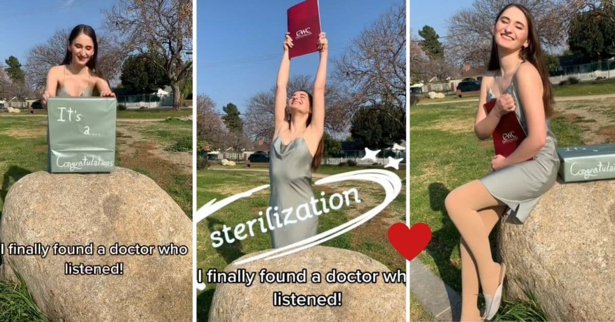 A los 24 años decidió no ser madre y se operó para conseguirlo: su festejo se hizo viral