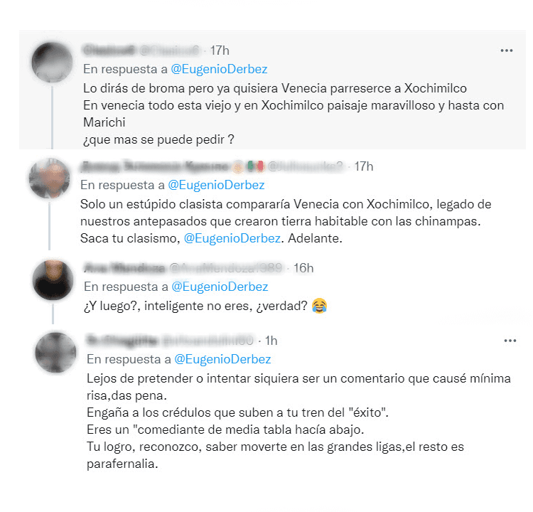 Las tres publicaciones del 
<a href="https://www.univision.com/famosos/eugenio-derbez-cumplio-su-maximo-sueno-de-la-infancia-y-lo-revela-en-video-video">ganador del Oscar por la película 'CODA'</a> causaron polémica en Twitter, pues provocó críticas por presuntamente "burlarse"del gobierno de la ciudad.
<br>