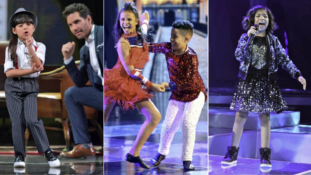 Los mejores performances de Daniela Luján y Los Mega Minis