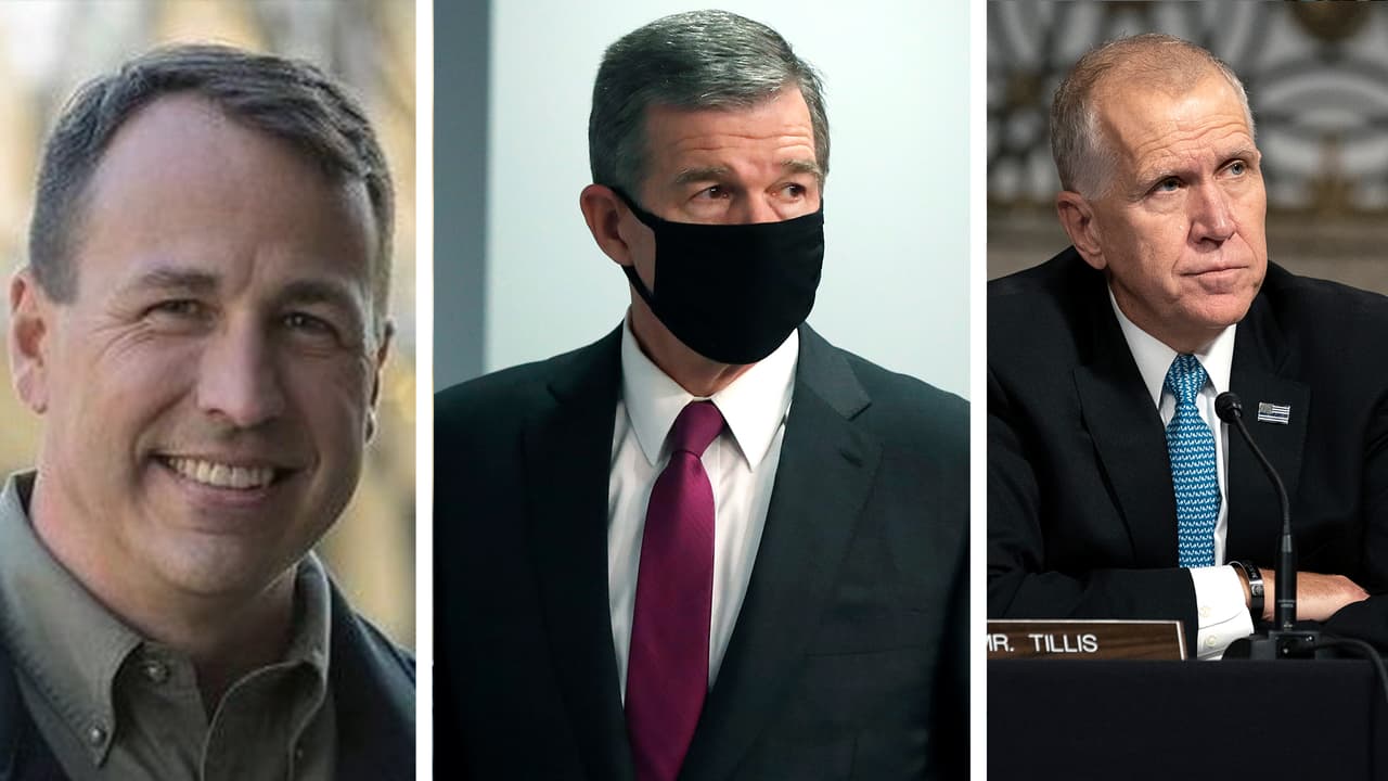 Líderes políticos de Carolina del Norte reaccionan al diagnóstico de coronavirus de Trump y la primera dama