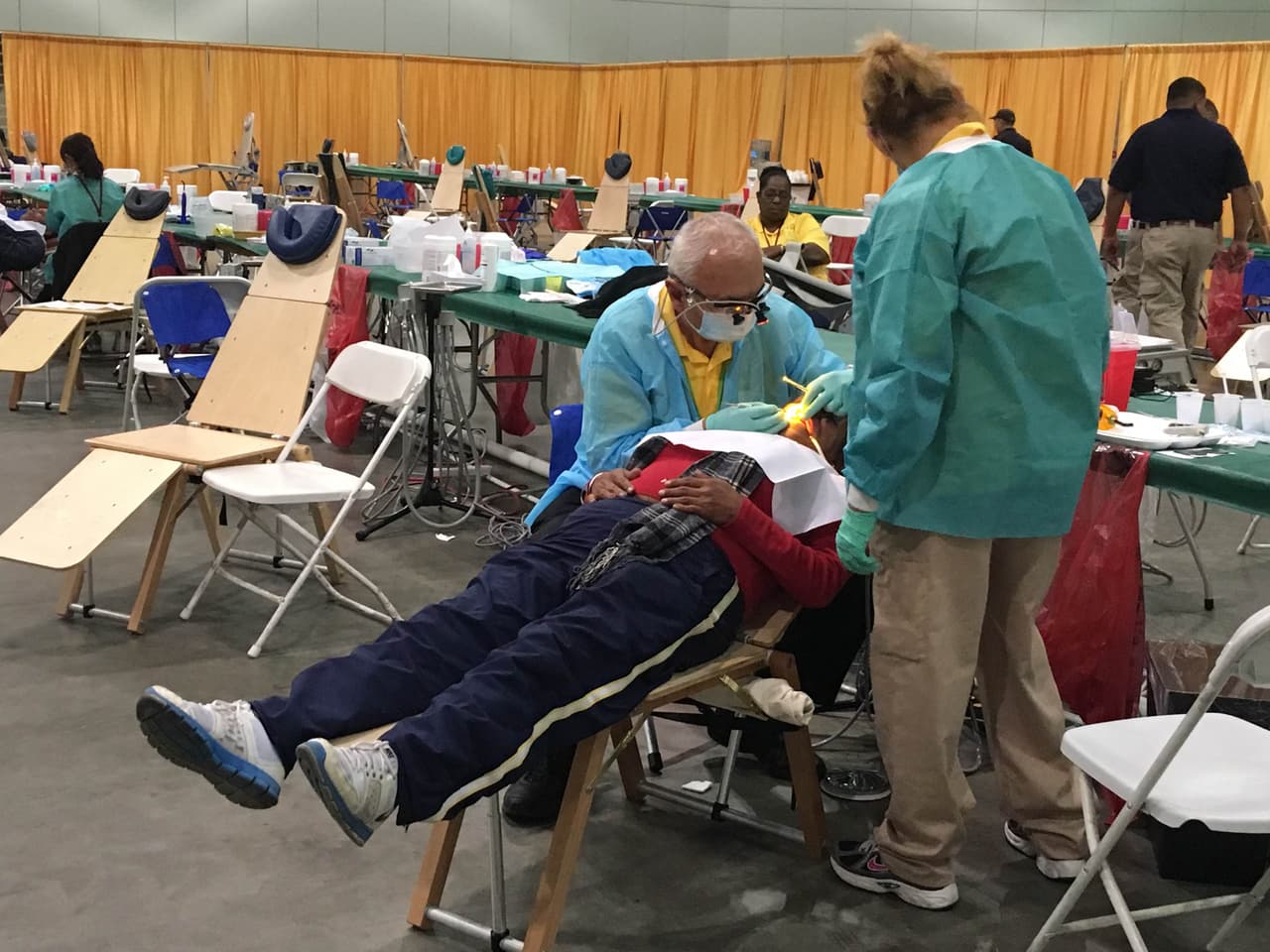 La atención dental fue la más demandada en el evento.