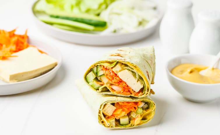 Wrap de pepino y tofu | Reto 28