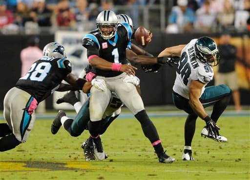 Eagles 16-27 Panthers: Carolina mantiene el invicto con el mejor arranque de su historia 