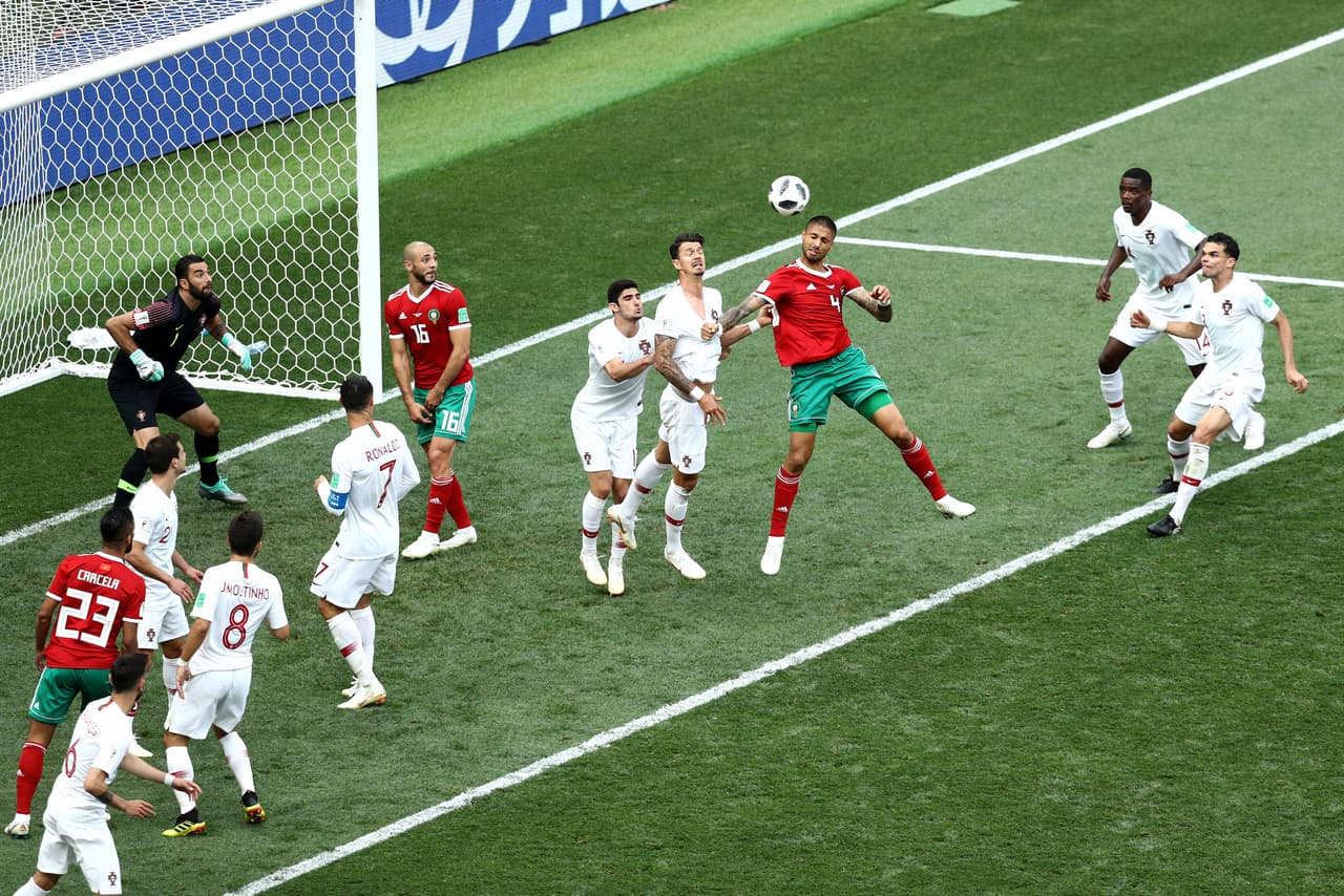 El equipo africano generó opciones y tuvo cercanía en el arco de Portugal, pero sin ser efectivo.