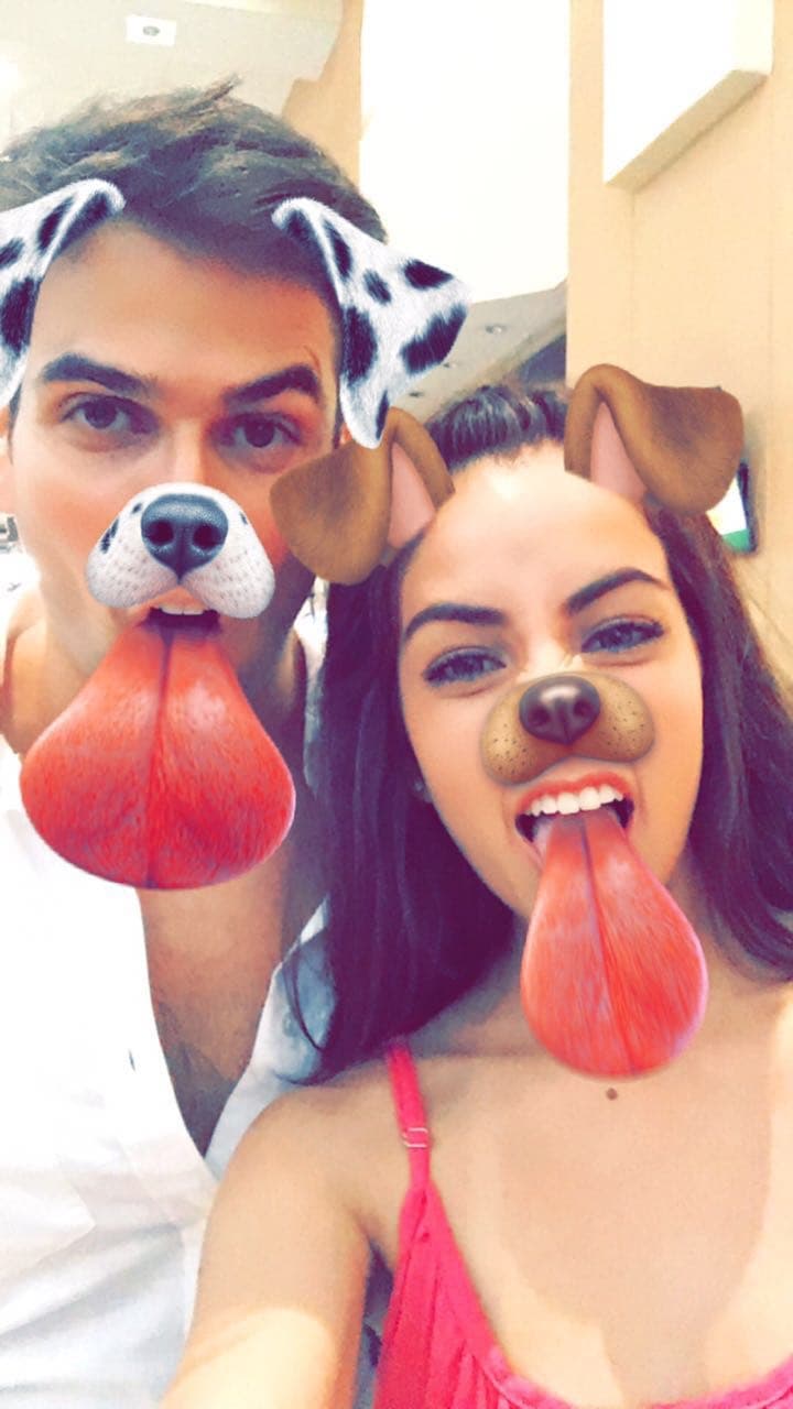 Ela y Daniel juegan con los filtros para divertir a sus fans, ¡se ven muy bien!