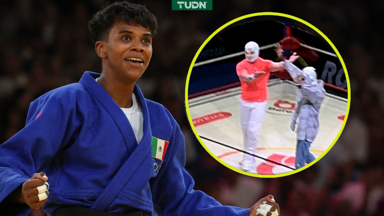 ¡Del judo a las luchas! Prisca Awiti comparte ring con Místico