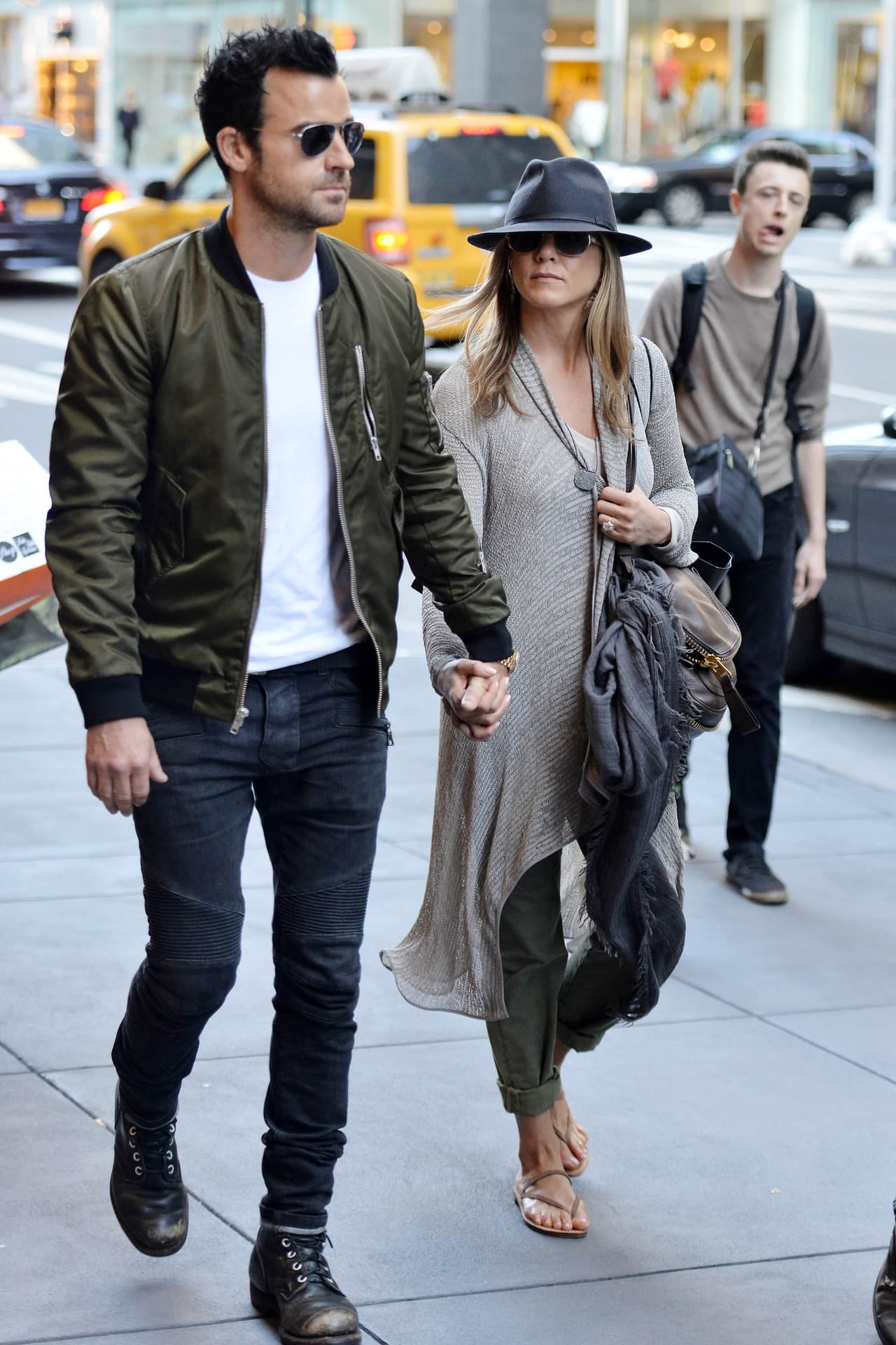 Se conocieron durante el rodaje de la película “Wanderlust”.