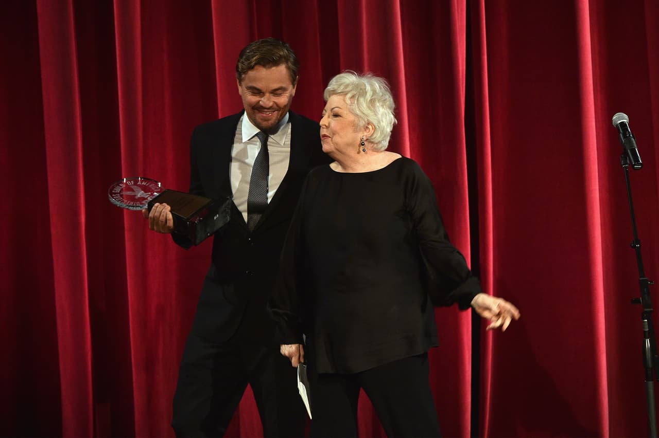 Más fotos de Leonardo DiCaprio en el evento.