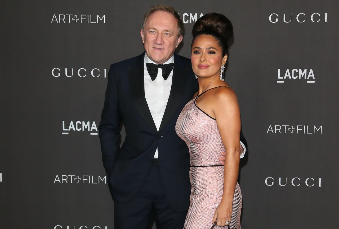 Francois-Henri Pinault y Salma Hayek