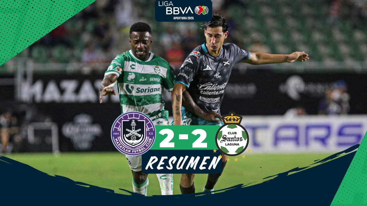 Resumen | Mazatlán le arrebata el triunfo a Santos Laguna