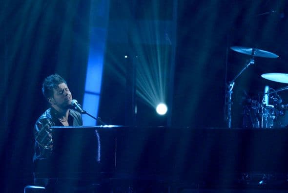 Pablo López deleitó al público con la canción 'Vi'.