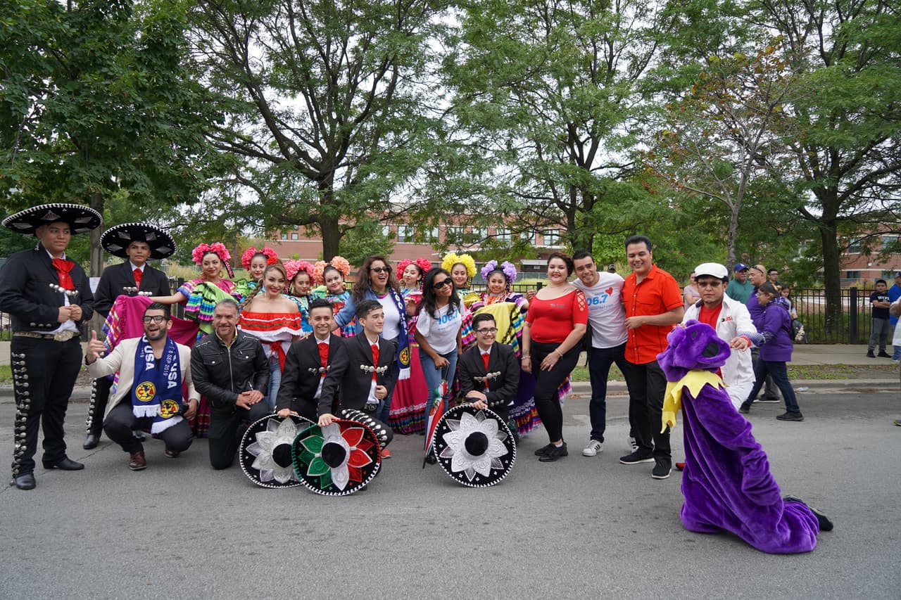 Fue una tarde muy linda para todos los latinos y en especial los mexicanos.