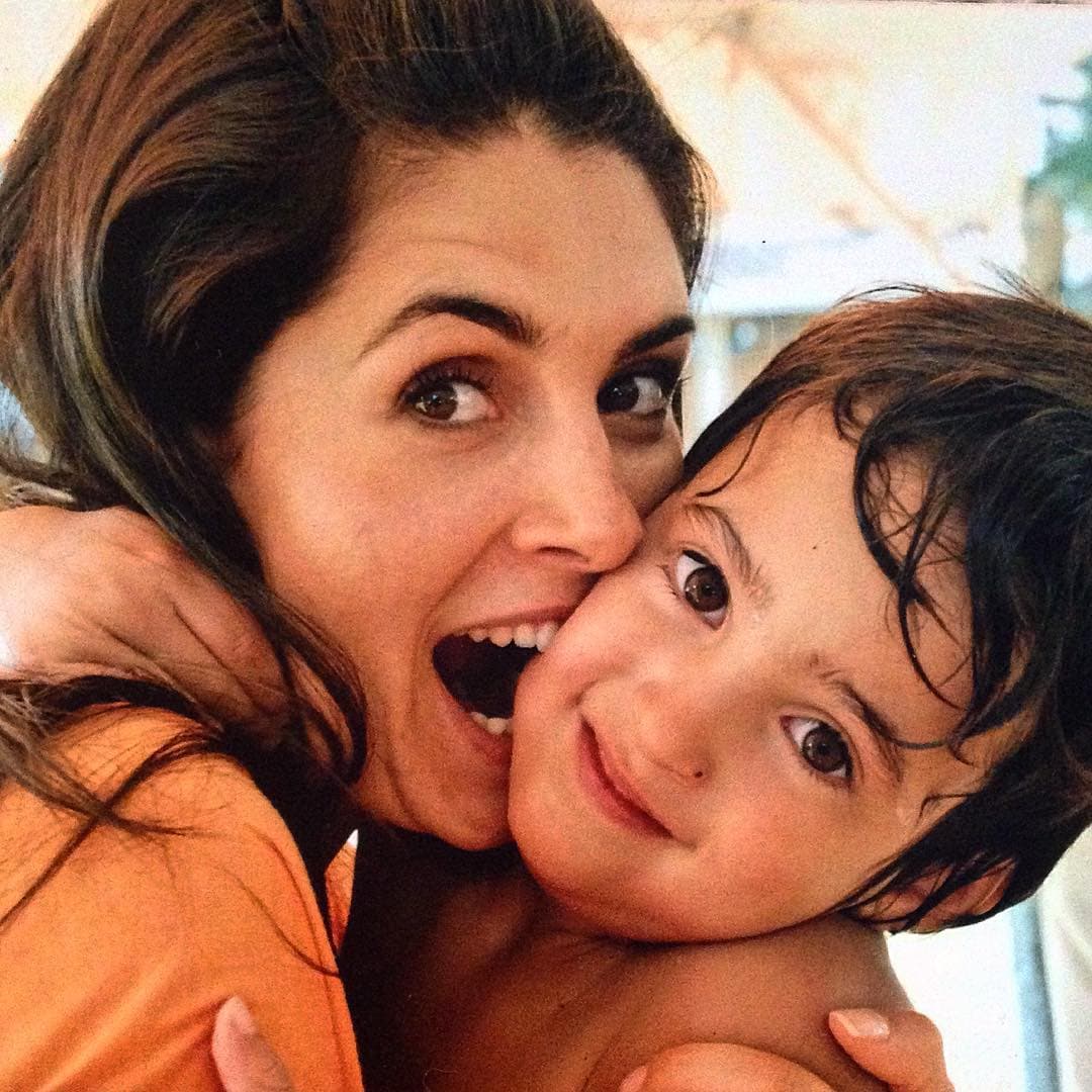 La actriz de 47 años se casó con Jorge Poza en 1997 y en 2004 dio a luz a su hijo Sebastián, el segundo de la pareja, pues de esa relación también nació su hija Romina.