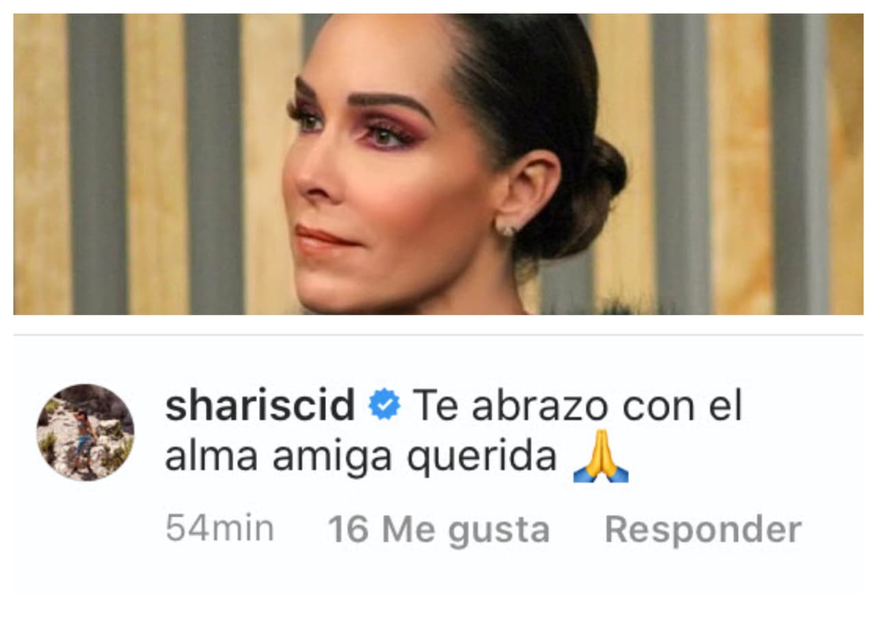 <b><a href="https://www.univision.com/famosos/sharis-cid-reflexiona-lo-dificil-que-ha-sido-sanar-tras-el-asesinato-de-su-prometido-video" target="_blank">Sharis Cid </a></b>también le expresó su cariño: "Te abrazo con el alma, amiga querida". 
<br>