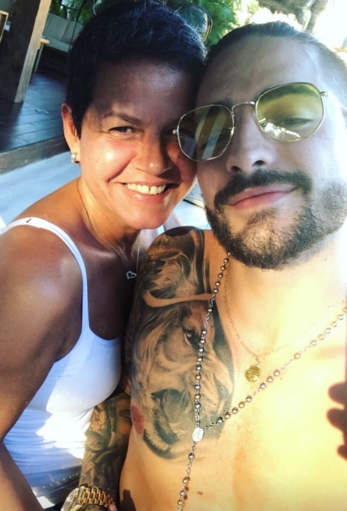 El colombiano Maluma también aprovechó para presumir lo bien que se la pasó antes de su participación en el Festival Presidente.