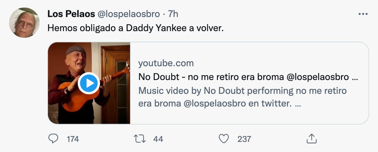 En otra publicación, reclamaron que hicieron que Daddy Yankee cancelara su retiro.