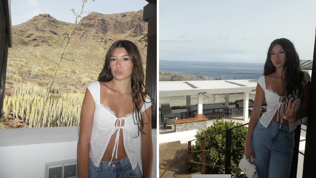 Kailey Levy de vacaciones.