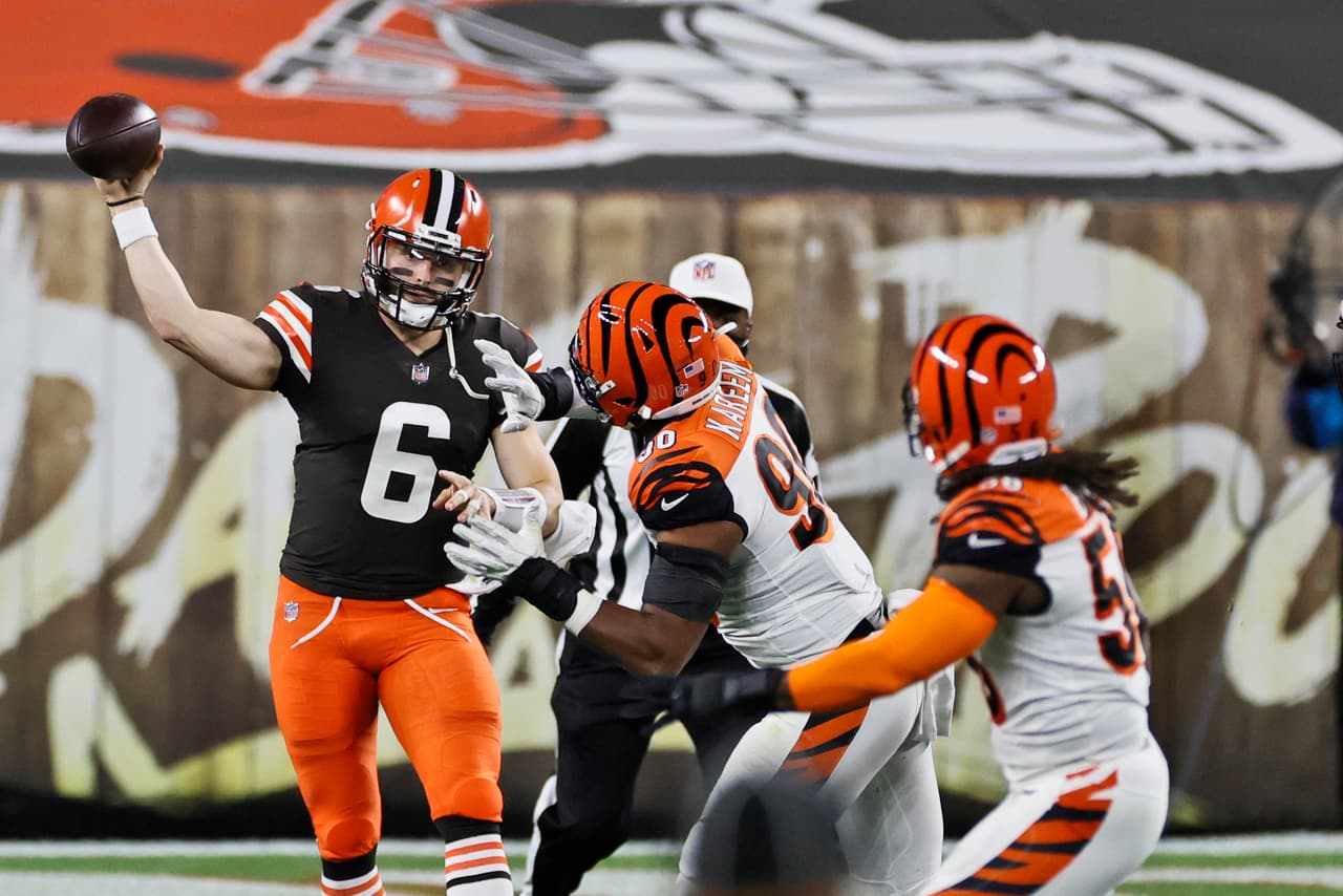 Los Cincinnati Bengals se quedan cortos y caen 30 - 35 frente a los Cleveland Browns.