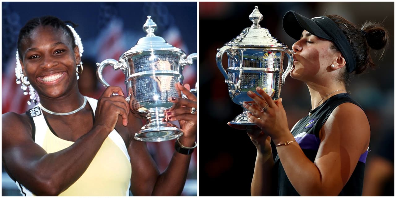 Williams nació en 1981 y con 18 años ya había conquistado varios títulos mundiales mientras Bianca Andreescu aún no nacía.