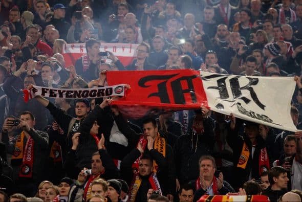 El encuentro entre el Feyenoord y la Roma se vio empañado por el racismo en las tribunas del estadio holandés.