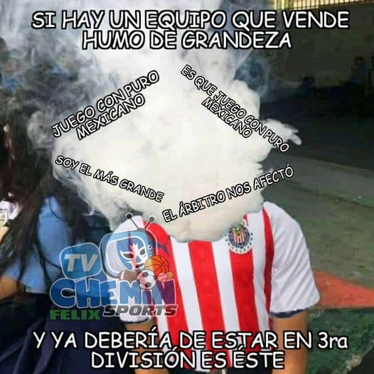 Las Chivas son el combustible para los mejores memes de la jornada 15 en el futbol mexicano.