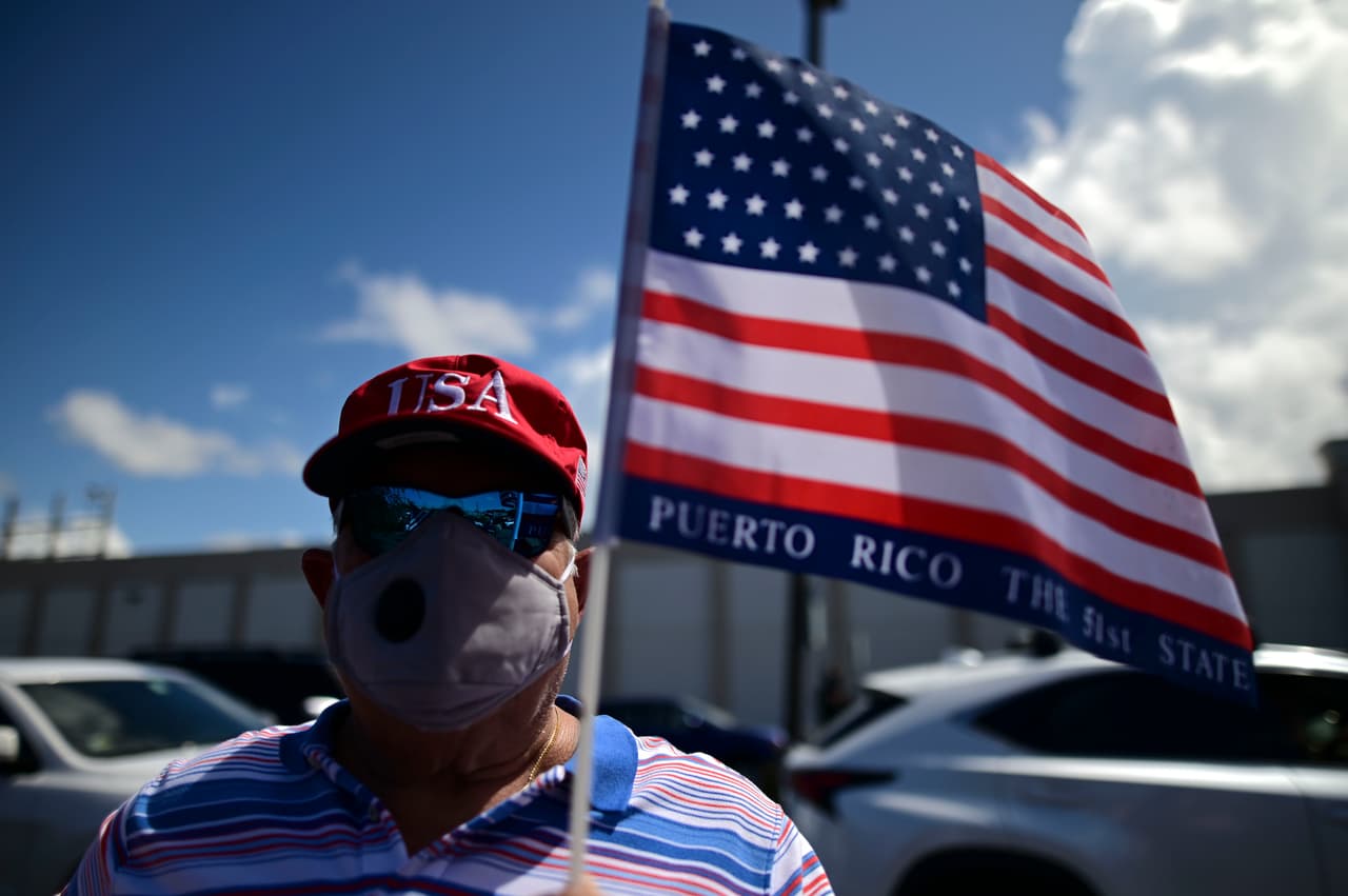 La caravana se convocó para salir desde el antiguo Toy's R Us de Carolina hasta San Juan.