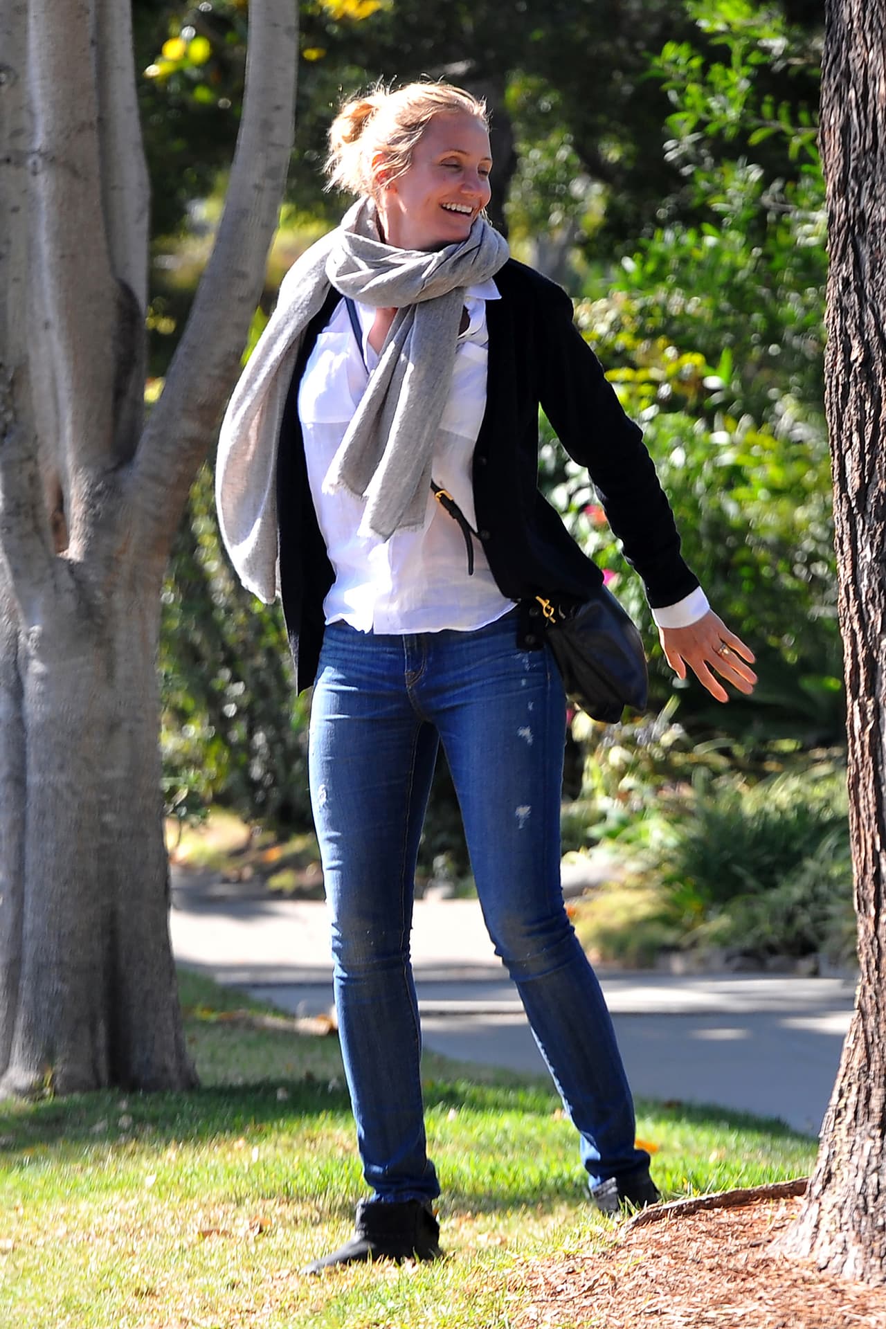 Recuerda que están en tendencia los colores crema y los grisáceos, como los favoritos de Cameron Diaz.