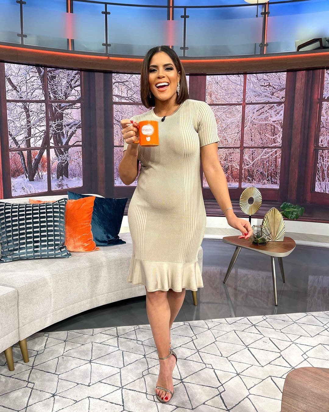 El año pasado fue un cumpleaños diferente para Francisca, pues lo celebró con su "muchachito" en la barriguita.