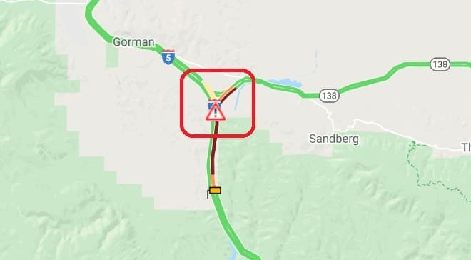 Cierran tramo de la autopista 5 por asfalto derramado de un camión cisterna