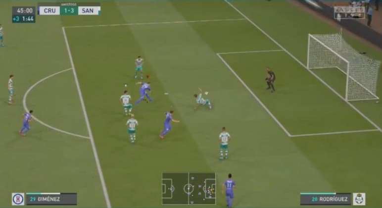 Cruz Azul no logra salir del sótano y esta vez caen frente al Santos de Eduardo Aguirre con un marcador de 3-4.