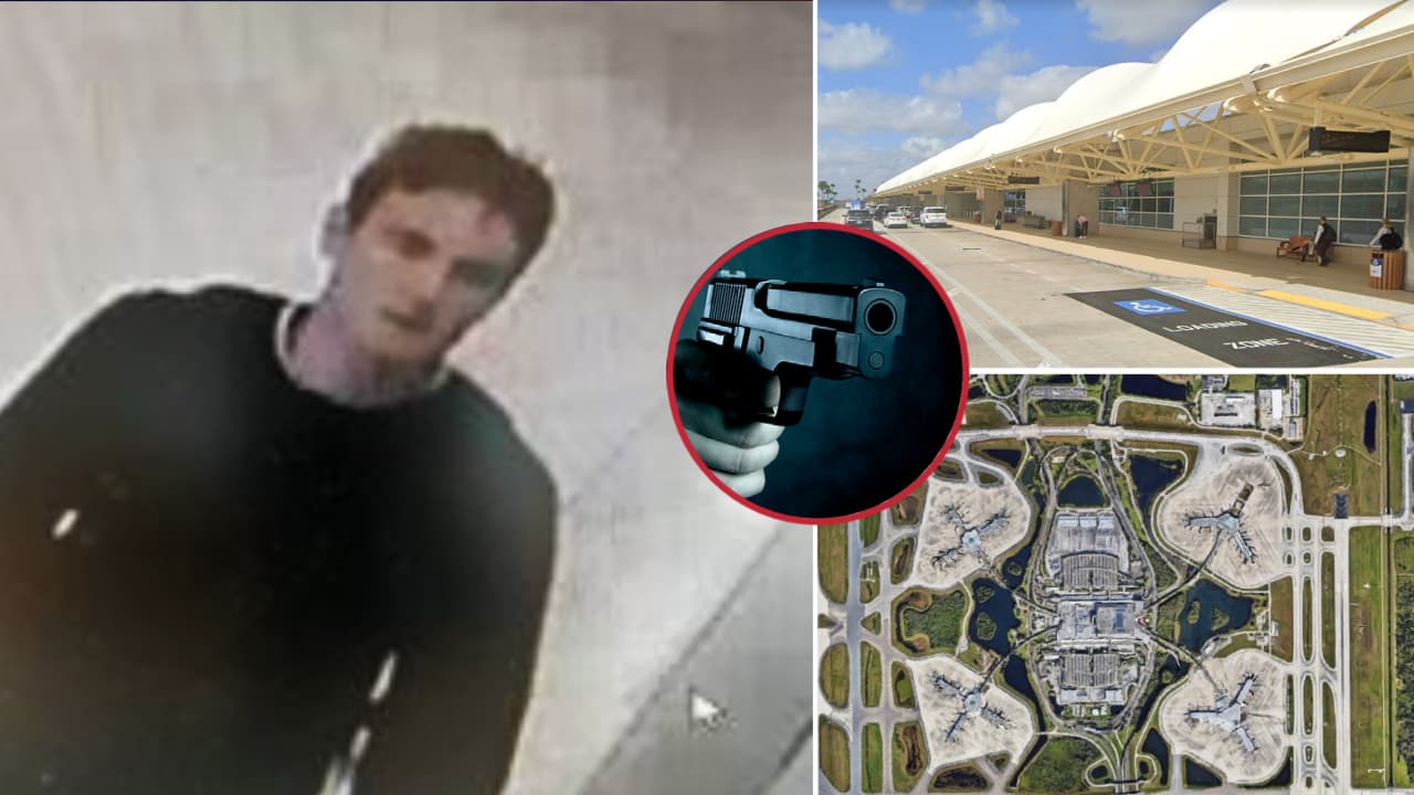 Revelan fotografía de sospechoso que robó un vehículo a punta de pistola en el Aeropuerto Internacional de Orlando