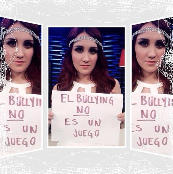 La actriz y cantante mexicana Dulce María. Foto tomada de Twitter.