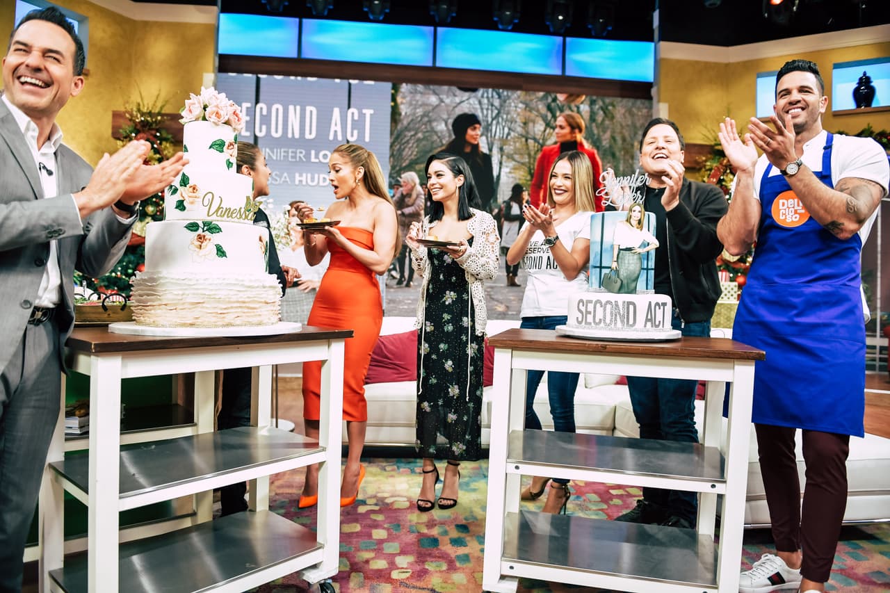 Y de las delicias de la cocina de Despierta America, mismas que JLo no dudó ni un minuto en probar.