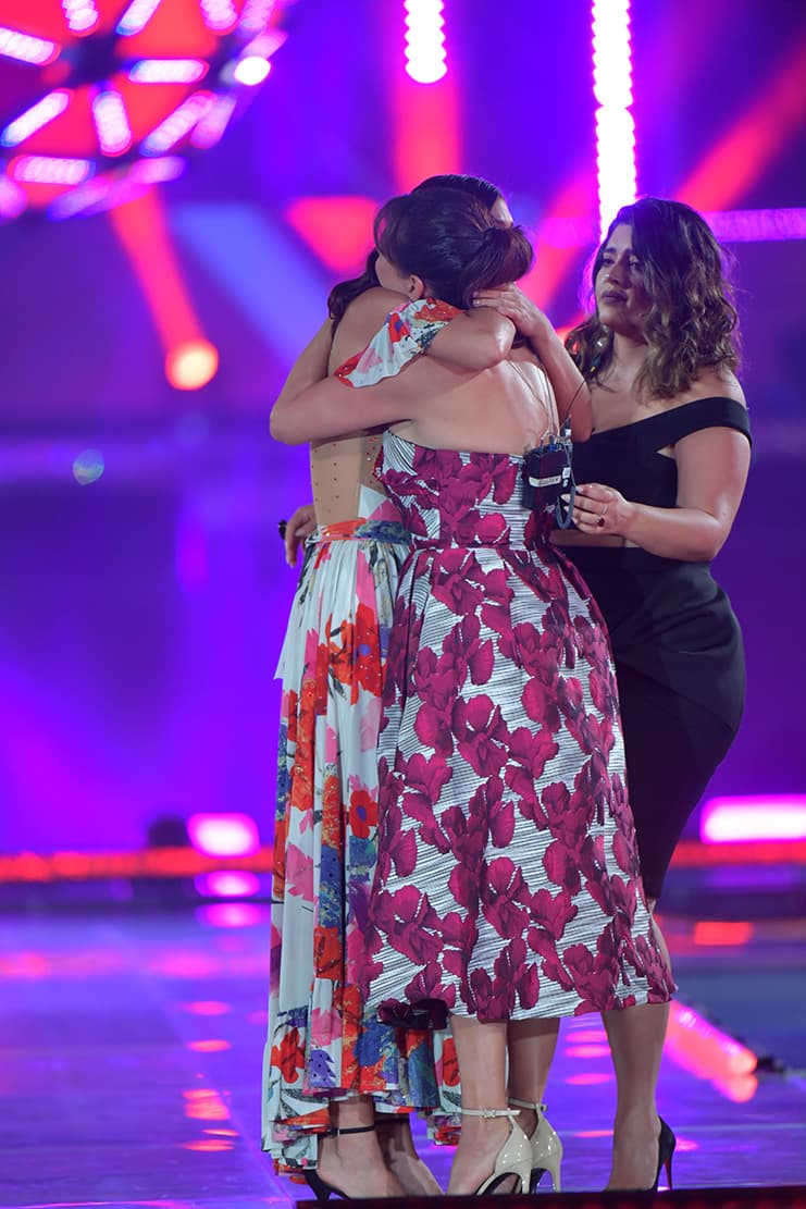 Lamentablemente su talento no fue suficiente y recibió solo "No" de parte de los jueces. Jomari, Denise, 'El Dasa', y Giselle coincidieron en que no era su momento.