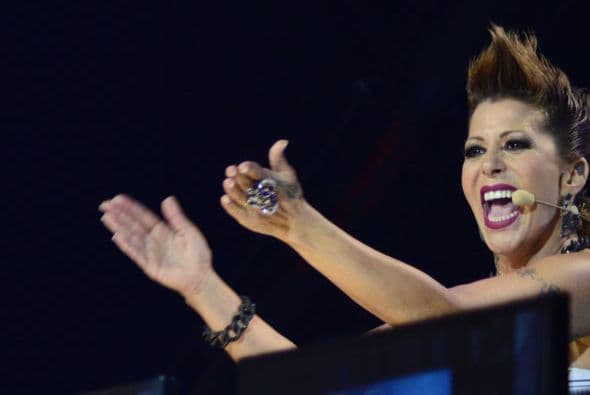 Alejandra estaba feliz con su actuación.