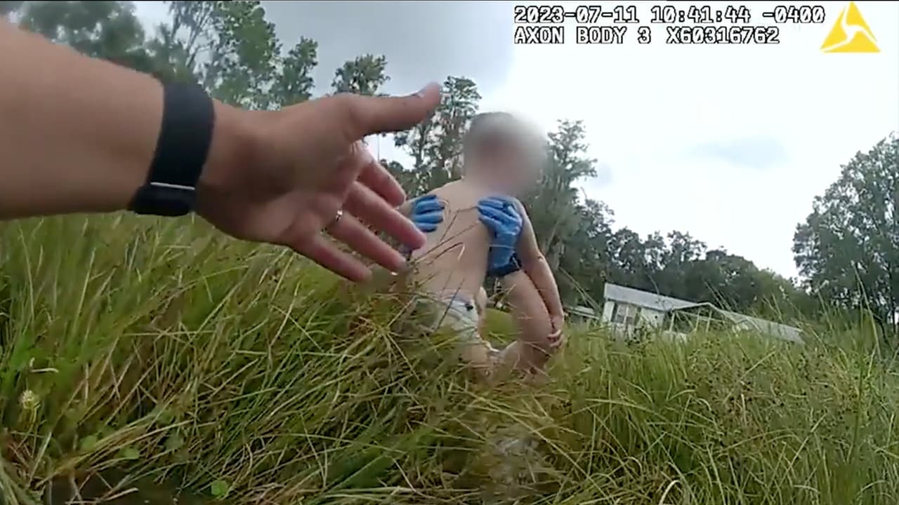  Así fue el rescate de un niño autista de 4 años en un estanque de Florida