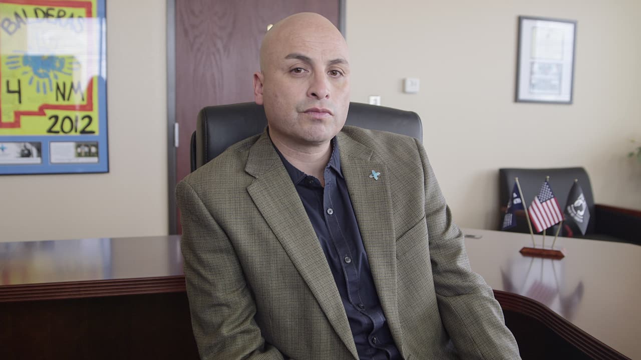 Balderas se mudó de Albuquerque a Wagon Mound, el pueblo donde fue criado, para iniciar su carrera política. Antes ejercía la abogacía privada.