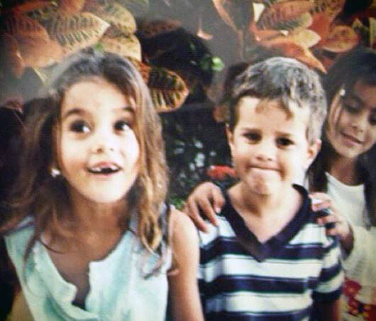 ¡Carita rompe corazones! Desde sus primeros años ya se notaba su vena artística.