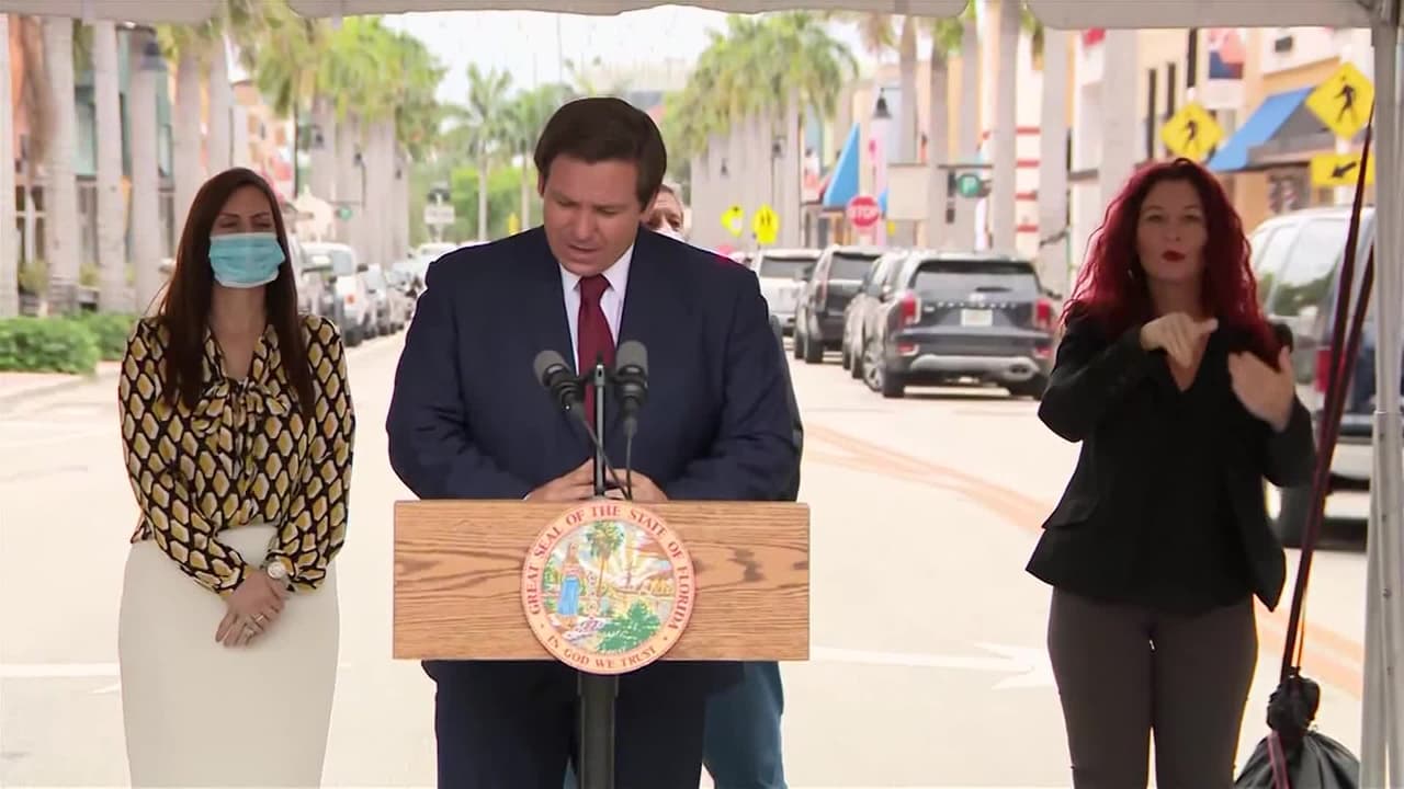 Gobernador Ron DeSantis aprueba fase 1 de reapertura económica en Miami-Dade y Broward