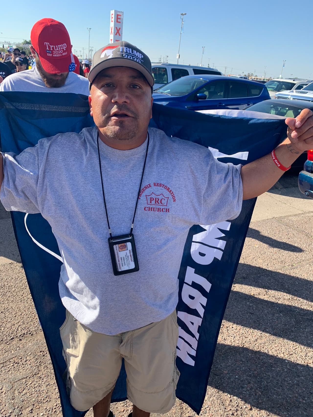 Simpatizante de Trump.
<br>