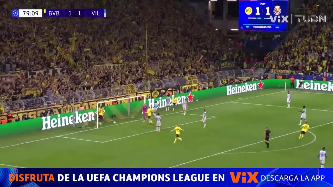 ¡GOL DEL BORUSSIA! Serhou Guirassy manda el balón al fondo de la red y recupera la ventaja