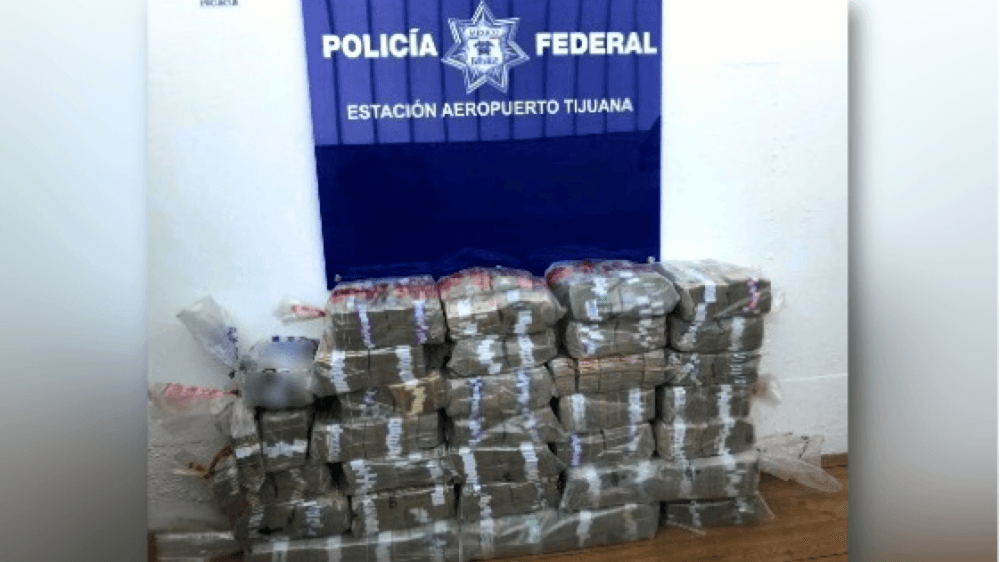 Detectan contrabando de 10 millones de dólares por puerta de emergencia del Aeropuerto de Tijuana