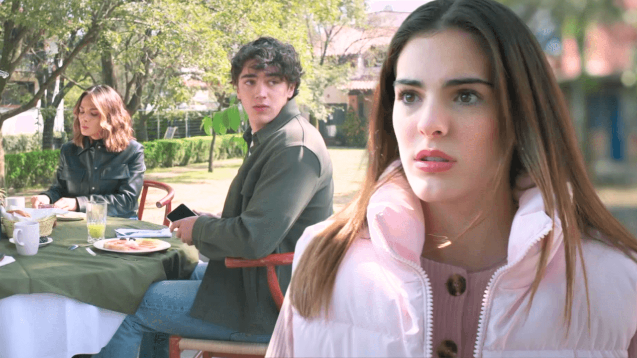 Aura descubre el vínculo entre Lía y Germán | Hermanas, Un amor Compartido | Capítulo 42