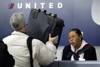 Un pasajero en el aeropuerto internacional de Chicago