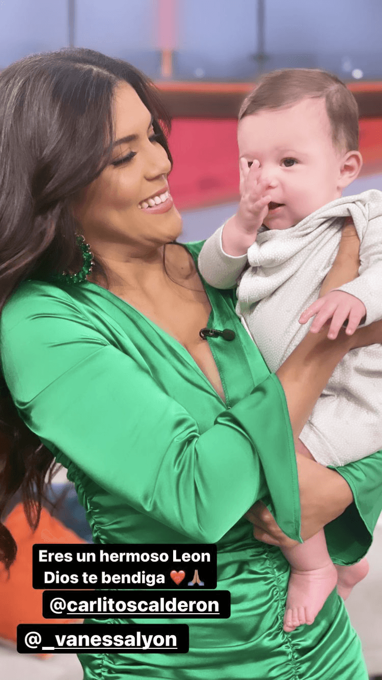 En redes sociales también hubo mucho afecto. Francisca compartió esta bella imagen en su Instagram mostrando su cariño por baby León.