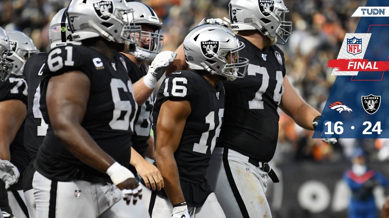 Raiders 'dedica' triunfo sobre Denver a Antonio Brown