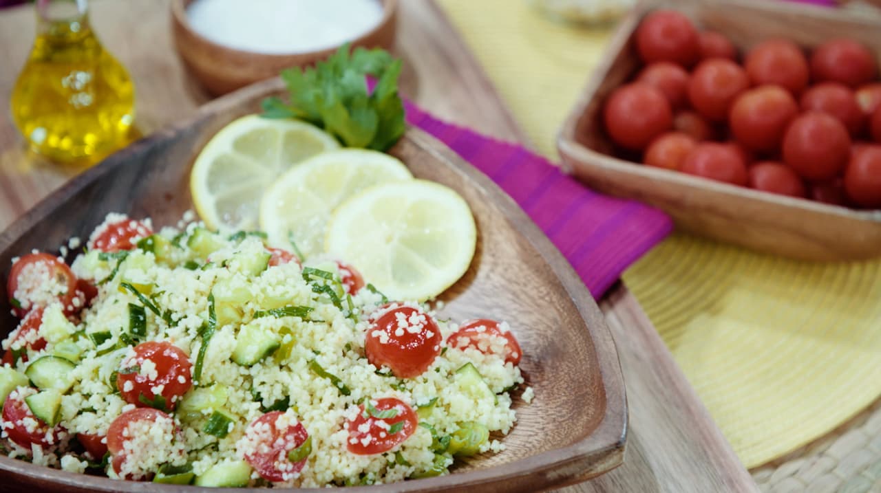 Cous Cous con menta y perejil 